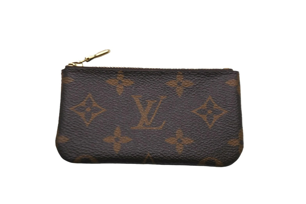 LOUIS VUITTON coin case Wallet Pochette Monogram Brown